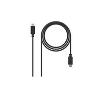 Nanocable Câble USB-C 10.01.2302 – 3A USB 2.0 mâle-mâle Noir 2 m