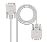 Nano Cable 10.14.0502 - Câble Serie RS232 Null Modem, DB9, mâle-Femelle, 1.8mts