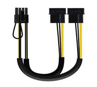 Nano Cable 10.19.1201 - Câble Aliment pour Carte Graphi. 2xMOLEX vers PCI-E, 20cm