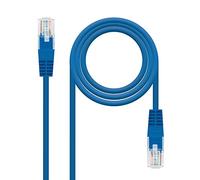 Nanocable Câble Ethernet RJ45 NANOCABLE 10.20.0102-BL Cat.5e UTP AWG24 Bleu 2 m