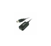 Nano Cable - Rallonge de câble USB - USB (M) pour USB (F) - USB 2.0 - 5 m - noir