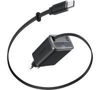 Nano Chargeur Iphone Usb C 35w,Chargeur Compact Haute Vitesse 2 Ports Avec Câble Rétractable Et Durable Instacord,Pour Iphone Série 16/15/14,Ipad,Pixel,Et Bien Plus Encore