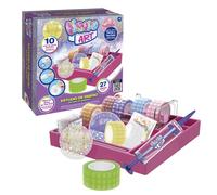 Bizak Nano Art 64524876 Kit de rubans double face multicolores pour faire des bulles avec des paillettes