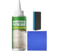 Nano Crystal Coating Agent for Tile & Furniture, Nanometer Crystal Plating Agent, Coating of Stone Nanocrystals, Polishing Brightening & Scratch Repair, With Sponge and Towel (160ml)