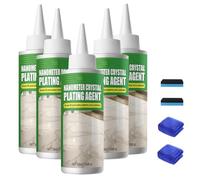 Nano Crystal Coating Agent for Tile & Furniture, NanometerCrystal Plating Agent, Stone Crystal PlatingAgent, Strong Protective & Long-Lasting Polishing, Scratch Repair Marble Stain Remover (5pcs)