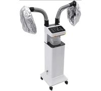 Nano Cuiseur vapeur vertical avec minuterie 650 W Réservoir d'eau de 1000 ml Affichage LCD Pour salon de coiffure et salon de beauté