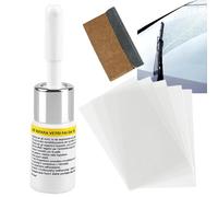 Nano de réparation de Nano de voiture - Kit de réparation de puce de fenêtre rapide à fixe fixe | Liquide de nano-réparation de pare-brise pour petites frites, bullseyes, étoiles, demi-lunes et fissur