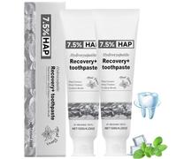 Nano Dentifrice Hydroxyapatite, Dentifrice Hydroxyapatite à 7.5% Pour Une Protection Avancée De L'émail Et Le Renforcement Des Dents, Dentifrice Nano Hydroxyapatite, Blanchissement Doux, Menthe (2PC)