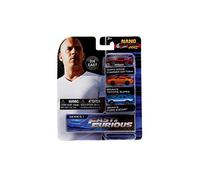 Jada Toys – Voitures Nano Fast and Furious – Ensemble de 3 (Set 2)