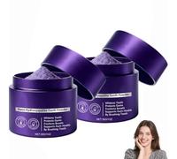 Nano Hydroxyapatit Poudre Dentaire, Poudre Réparatrice Pour Les Dents à Base D'hydroxyapatite, Violet Poudre Blanchiment Dentaire, Réparation Et Reminéralisation Des Dents, Haleine Fraîche, 30 g (2PC)
