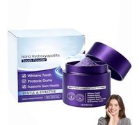 Nano Hydroxyapatit Poudre Dentaire, Poudre Réparatrice Pour Les Dents à Base D'hydroxyapatite, Violet Poudre Blanchiment Dentaire, Réparation Et Reminéralisation Des Dents, Haleine Fraîche, 30 g (1PC)