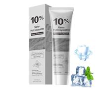 Nano Hydroxyapatite Dentifrice, 10% Nano Hydroxyapatite Dentifrice Blanchissant, Hydroxyapatite Dentifrice Pour L'émail Fort, Dents Plus Lisses, Soins Dentaires Quotidiens, Haleine Fraiche (1)