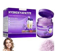 Nano Hydroxyapatite Dentifrice,Poudre Réparatrice Pour Les Dents à Base D'hydroxyapatite,Hydroxylapatite Poudre De Réparation Des Dents,Poudre Blanchissante Dénts,Haleine Fraîche,émail Sensible (1PC)