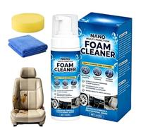 Nano Multi-Functional Foam Cleaner Pro Max, Nano Nettoyant Cuir Voiture | Car Interior Deep Cleaning Spray for Leather, Fabric & Tires, Dust Repellent Stain Remover for Bathroom & Sofa
