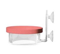 Nano pierre à air pour aquarium - Diffuseur silencieux - Nano bulle - Pompe à air en acrylique - Pompe à oxygène pour aquarium - Rouge - L