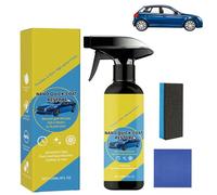 Nano Quick Coat Spray Restore Coating Agent, 120ml Quick-Acting Car Scratch Wax with Waterless Wash, Promotes Water Beading & Enhances Paint Depth for Cars Motorcycles Boats (1pcs)