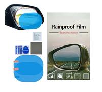 Nano Rearview Mirror Film, Anti Fog Rainproof Tint, Easy Install Side Mirror Protector with Hydrophobic Coating, Clear Protective Film with Night Vision Enhancement, Automotive Accessory for Cars