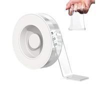 Nano Ruban transparent - Ruban d'assemblage universel double face, bandes adhésives extra fortes pour affiches, tapis, photos, décorations murales, fournitures de bureau et maisons, réutilisable et