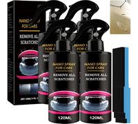 Nano spray de réparation rapide contre les rayures de voiture p40, dissolvant de rayures invisible instantané, spray de revêtement de voiture rapide haute protection 3 en 1 (480ML)