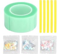 Nano Tape Bubble Kit avec pailles et remplissages décoratifs DIY ballons caoutchouc double face pour filles garçons enfants vert vert