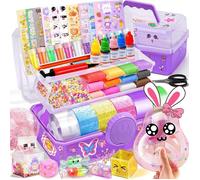 Nano Tape Bubbles Kits de Loisir Creatif Enfant avec Nano Magic Tape, Clay Argile, Perles, Autocollants,JEU DE PATE POLYMERE