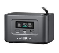 Nano100 AFERIY Generateur Electrique Portable 100W, Câble Rétractable PD100W, 99.2Wh/31000mAh, Station Electrique Solaire avec Dual USB-C PD3.0, Batterie Nomade pour Voyage/Camping/Avion, Noir