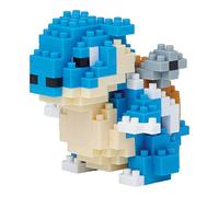 nanoblock Bandai Blastoise - Pokémon - NBPM019 - Multicolore - Construisez Le Puissant Blastoise avec des Blocs Miniatures, Un défi Optimal pour Les Fans de Pokémon et Les collectionneurs de