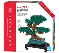 Bandai Nanoblock - Kit de construction Bonsai NBC224 - Mini figurine bonsaï 280 briques