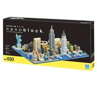 Nanoblock Édition Deluxe New York Mini Blocs Puzzle 1480 Pièces Cadeau NBM-033