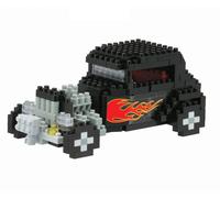 Nanoblock Hot Rod (300 Pièces) Mini Blocs Puzzle Cadeau Idéal