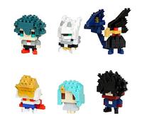 nanoblock - My Hero Academia - My Hero Academia Vol. 3 (Blind Box Complete Set), kit de Construction de la série Mininano