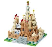 nanoblock NB-028 Sagrada Familia Mini Puzzle 3D Advanced Hobby Series 2660 pièces Niveau de difficulté 5 pour Experts