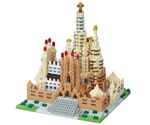nanoblock NB-028 Sagrada Familia Mini Puzzle 3D Advanced Hobby Series 2660 pièces Niveau de difficulté 5 pour Experts