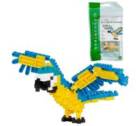 Nanoblock NBC-343 Perroquet Ara bleu et jaune Multicolore – Bandai