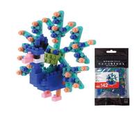 Nanoblock Paon Mini Briques Puzzle 120 Pièces Cadeau Idéal NBC142