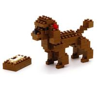 Nanoblock Puzzle Chien Caniche Mini Blocs 120 Pièces Cadeau