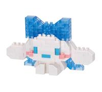Nanoblock Sanrio Cinnamoroll Big Ribbon Model | Construisez votre propre figurine Sanrio de collection à l'aide de micro blocs de construction | Mini kit de construction pour adultes et enfants à