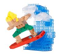 nanoblock - Sports - Surf Collection Series Kit de construction 170 pièces