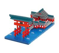 Nanoblock - World Famous Buildings - Itsukushima Shrine, Nanoblock Sights to See Series (Box of 12)