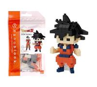 NANOBLOCKS Bandai - Nanoblock - Son Goku - Dragon Ball Z - Mini figurine en briques - Jeu de construction - Kit construction figurine manga Goku pixel - NBDB001