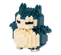 Nanoblocks NBPM012 Pokemon Snorlax, Bandai, Ronflex, Marron