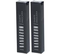 NANOBROW Shape Mascara Brun 2x7 ml