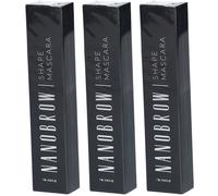 NANOBROW Shape Mascara Brun clair 3x7 ml