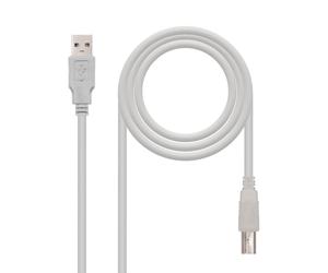 Nanocable 10.01.0103 câble USB USB 2.0 1,8 m USB A USB B Beige