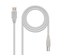 Nanocable 10.01.0104 câble USB USB 2.0 3 m USB A USB B Beige