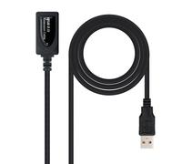 Nanocable 10.01.0211 câble USB USB 2.0 5 m USB A Noir