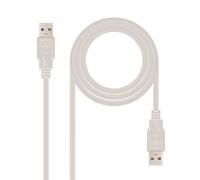 Nanocable 10.01.0304 câble USB USB 2.0 3 m USB A Beige