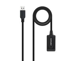NANOCABLE 10.01.0311 - Câble d'extension USB 3.0 avec amplificateur, type A/M-A/F, 5 m