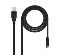 Nanocable 10.01.0500 câble USB USB 2.0 0,8 m USB A Micro-USB B Noir