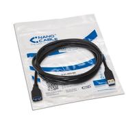 Nanocable Câble USB 10.01.090 – USB 3.2 Gen 1 (3.1) 3 m USB-A Noir